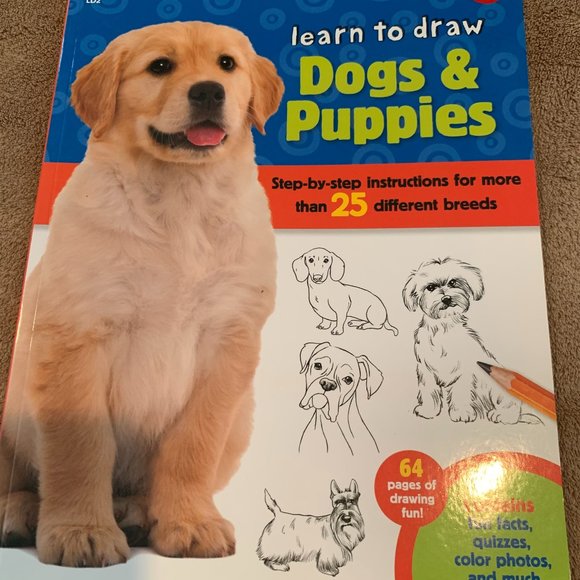 Dogs and Pappies, Learn how to draw BOOK & 20% OFF if you buy 4 items I sell ! - Picture 1 of 4